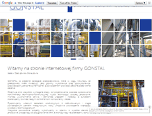 Tablet Screenshot of gonstal.pl